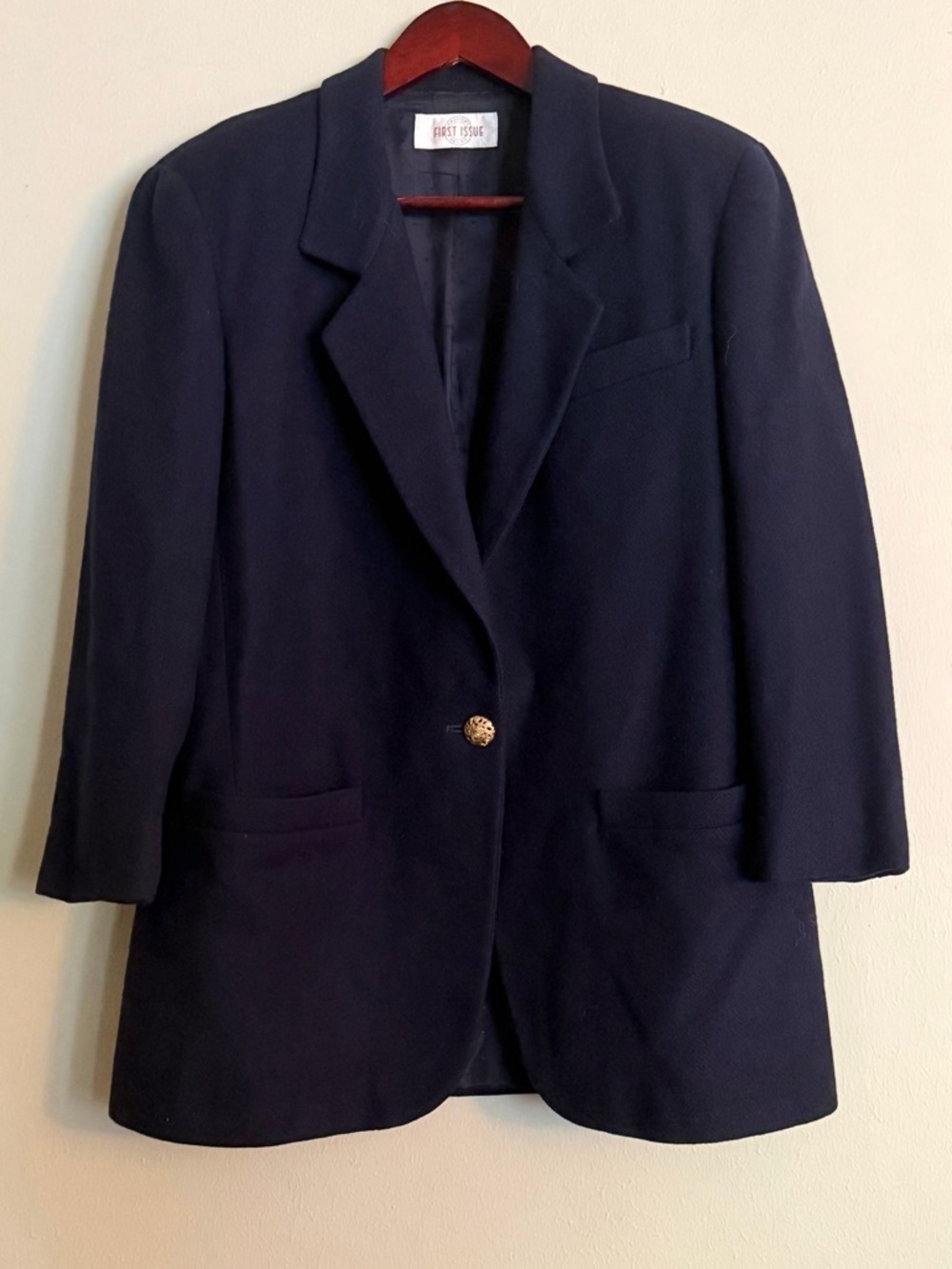 First Issue American Design | Vintage Navy Blazer | M - Picture 3 of 16